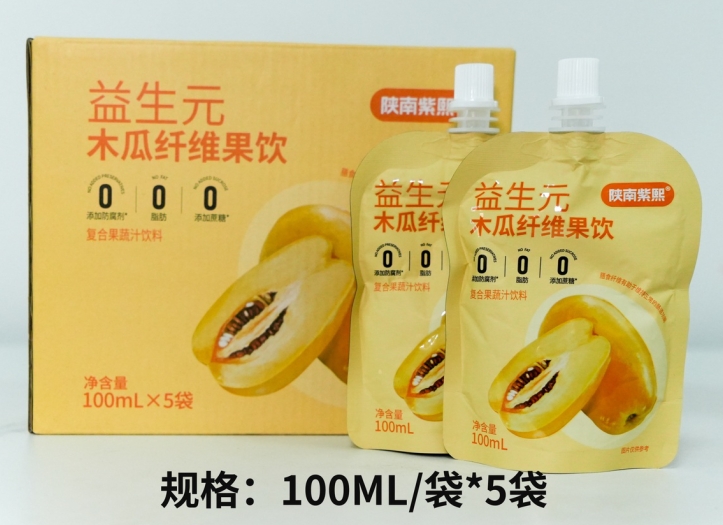 益生元木瓜纤维果饮100ml*5